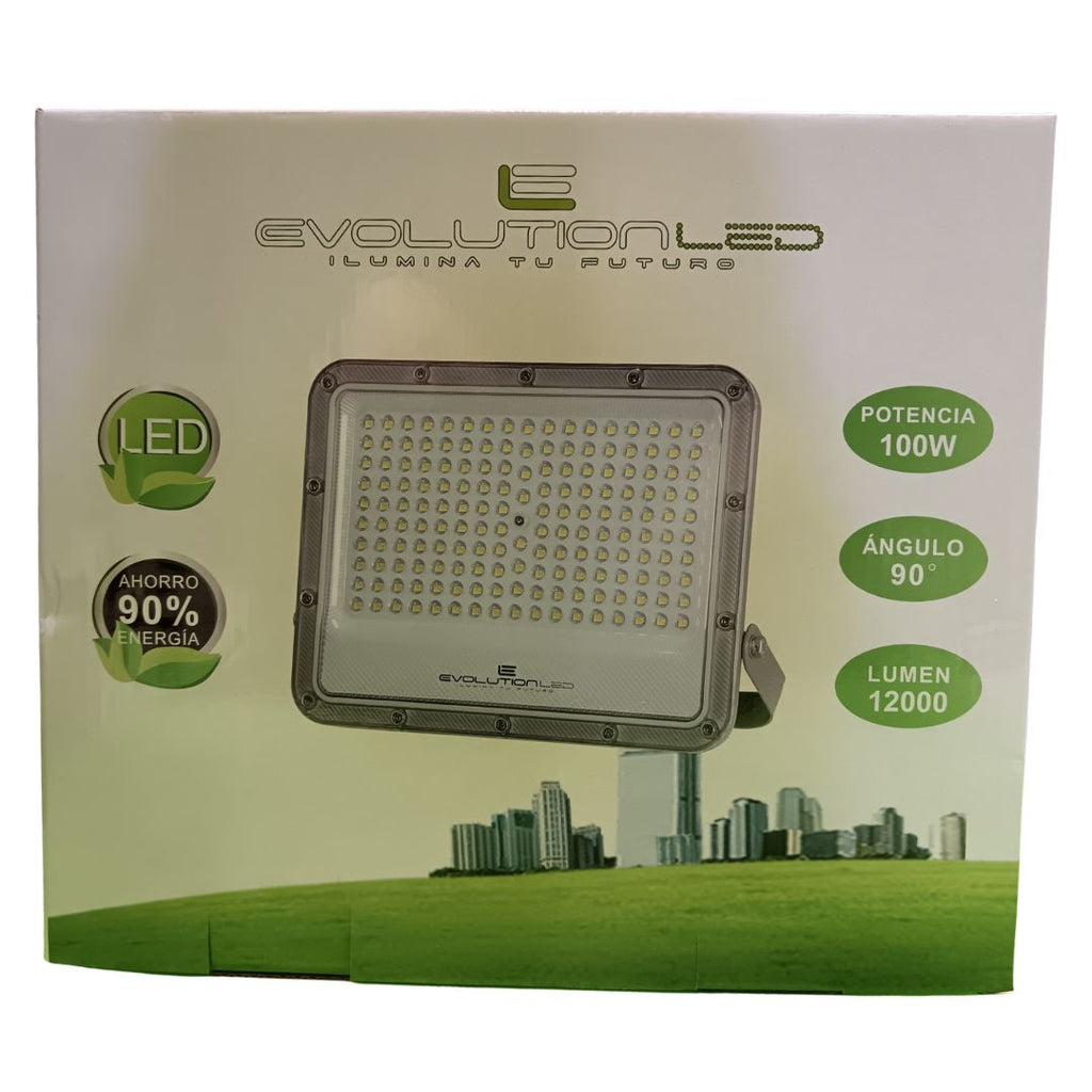 Reflector Led  100w  BK-05 LUZ NEUTRA