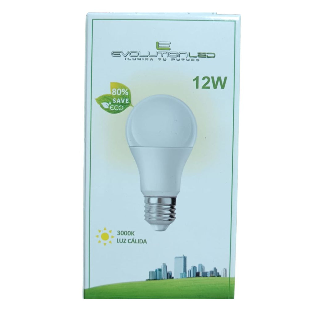 LAMPARA LED A65 12W LUZ CALIDA