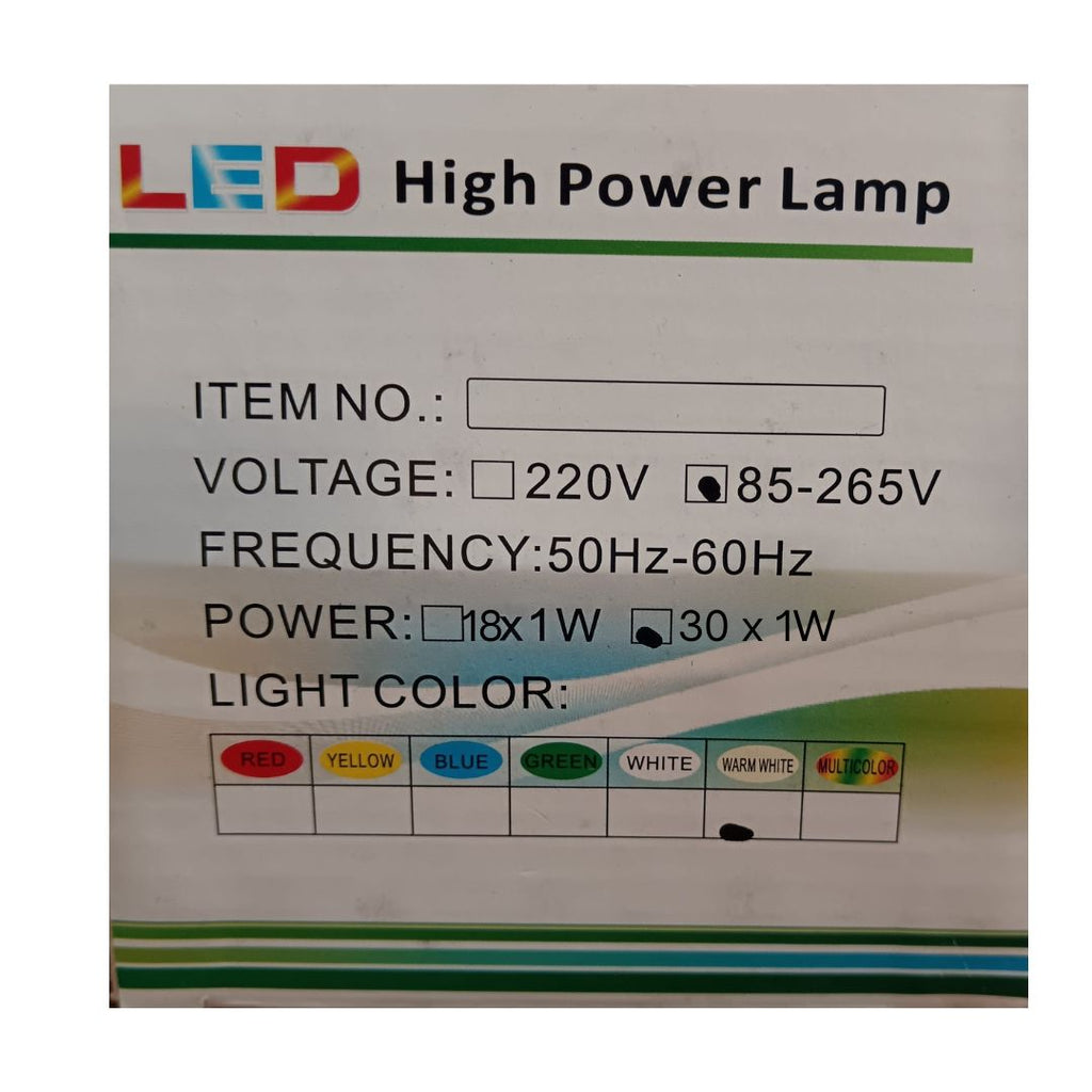 LUMINARIA EMPOTRAR 30W LUZ FRIA
