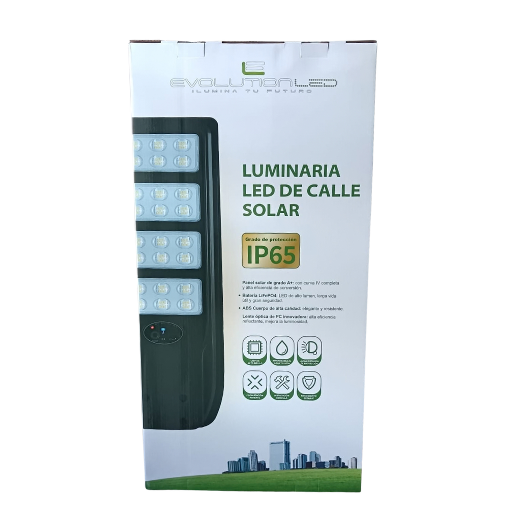 Luminaria Vial Led Solar 400w  TR- ES02 Fria