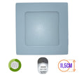 LUMINARIA SUPERFICIE CUADRADA 6W LUZ FRIA