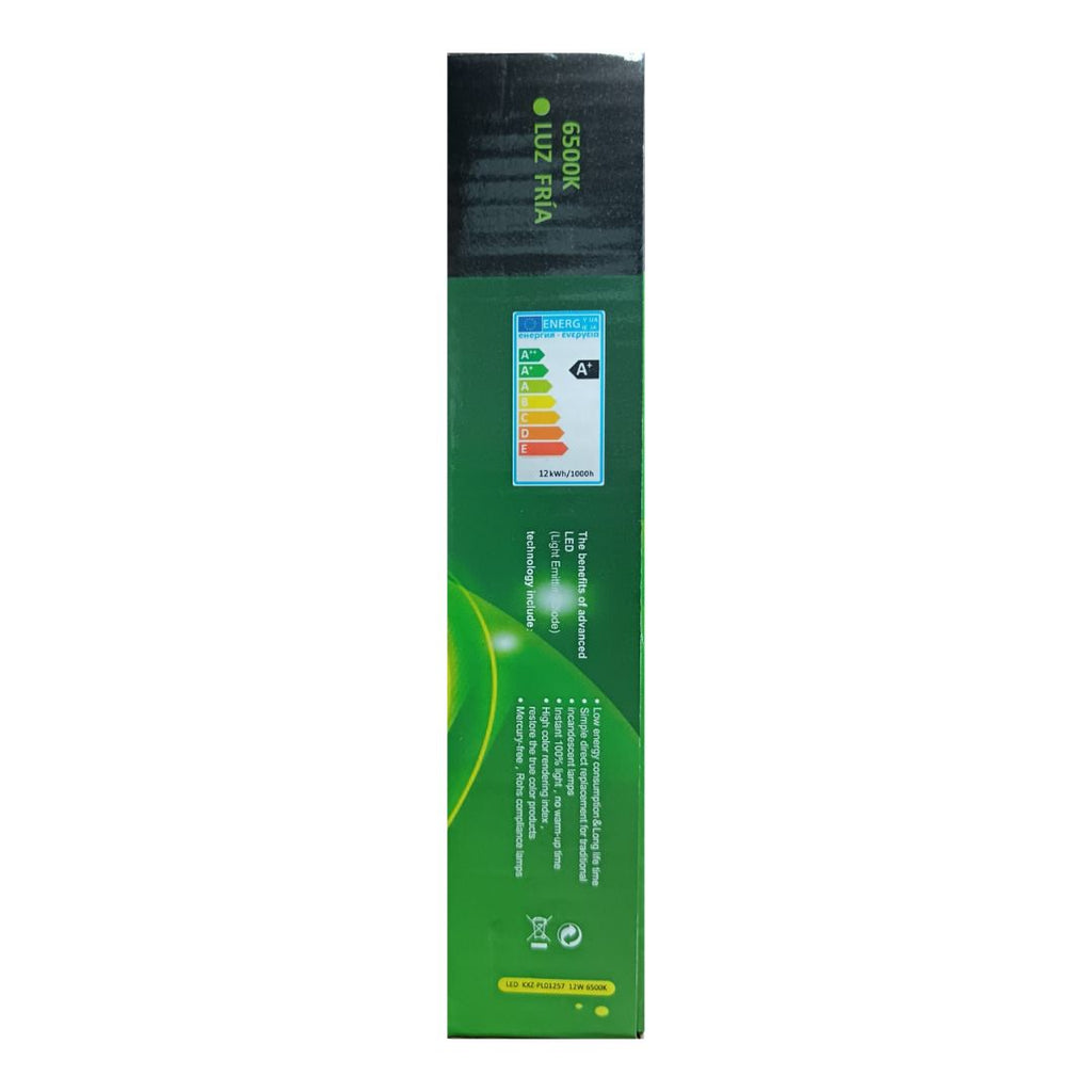 LUMINARIA SUPERFICIE CUADRADA 12W LUZ FRIA