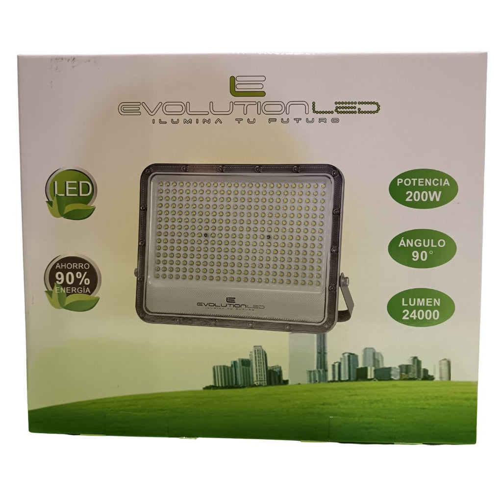 Reflector Led  200w  BK-05 LUZ FRIA