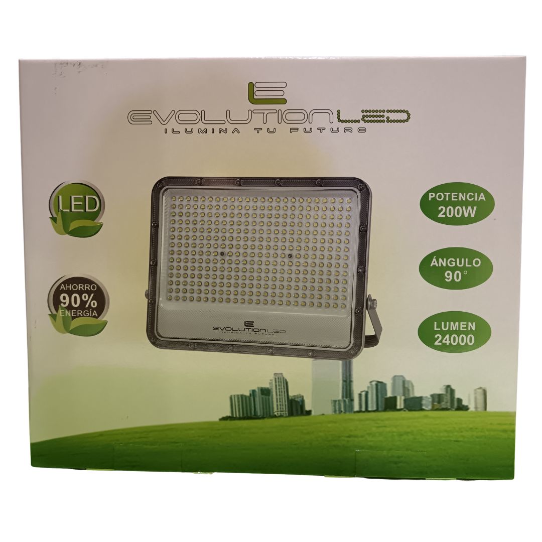 Reflector Led  200w  BK-05 LUZ FRIA
