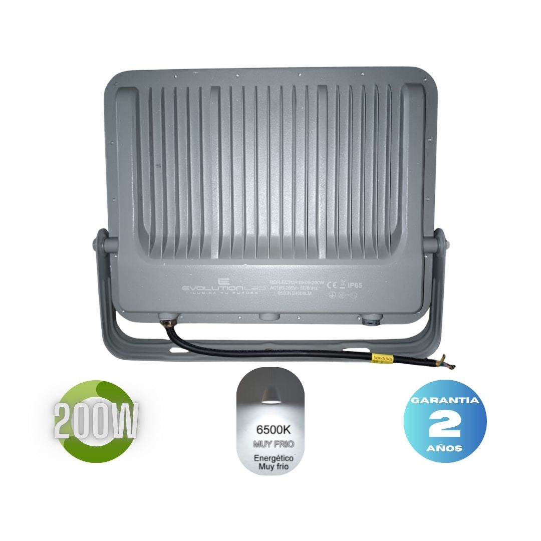 Reflector Led  200w  BK-05 LUZ FRIA