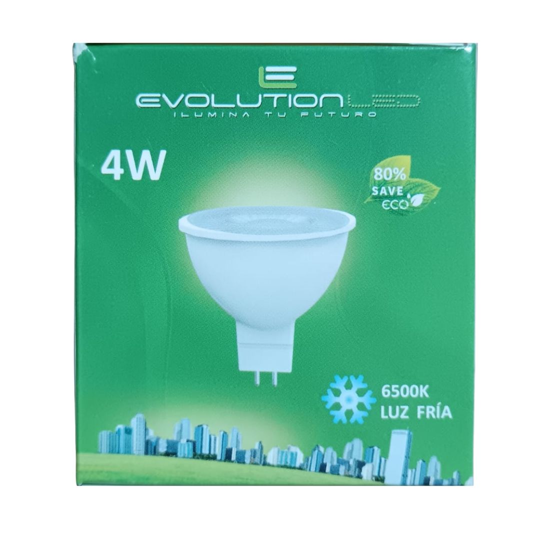 DICROICA LED MR16 4W LUZ FRIA