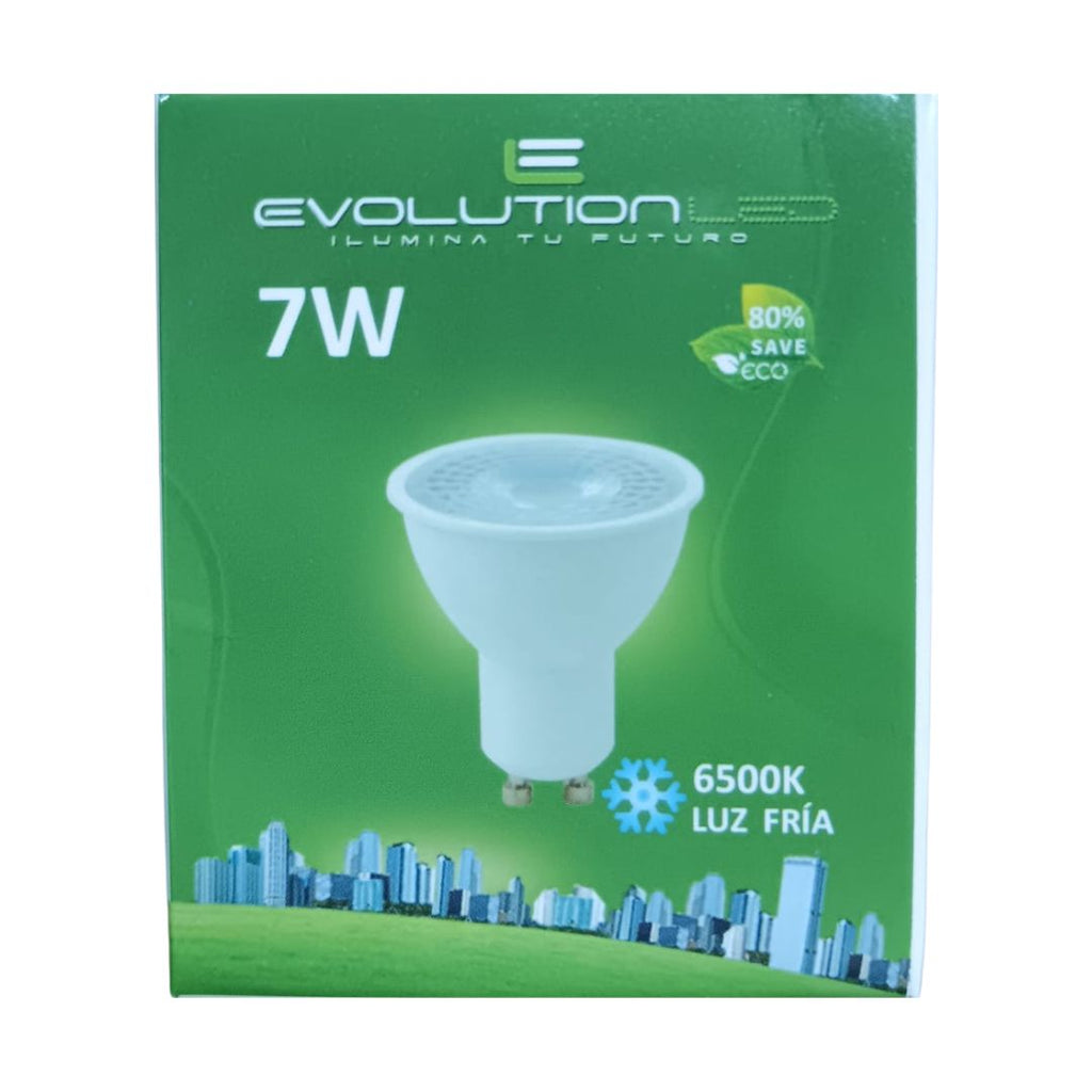 DICROICA LED GU10 7W LUZ FRIA
