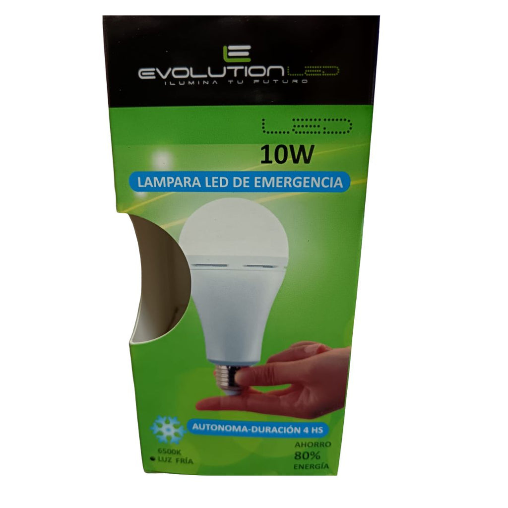 LAMPARA LED A70 DE EMERGUENCIA 10W LUZ FRIA