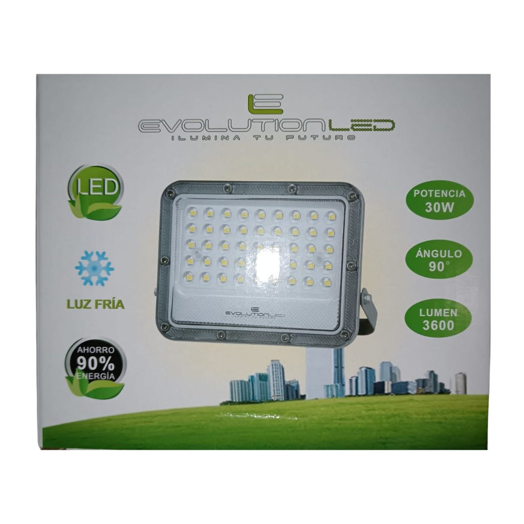 Reflector Led  30w  BK-05 LUZ FRIA