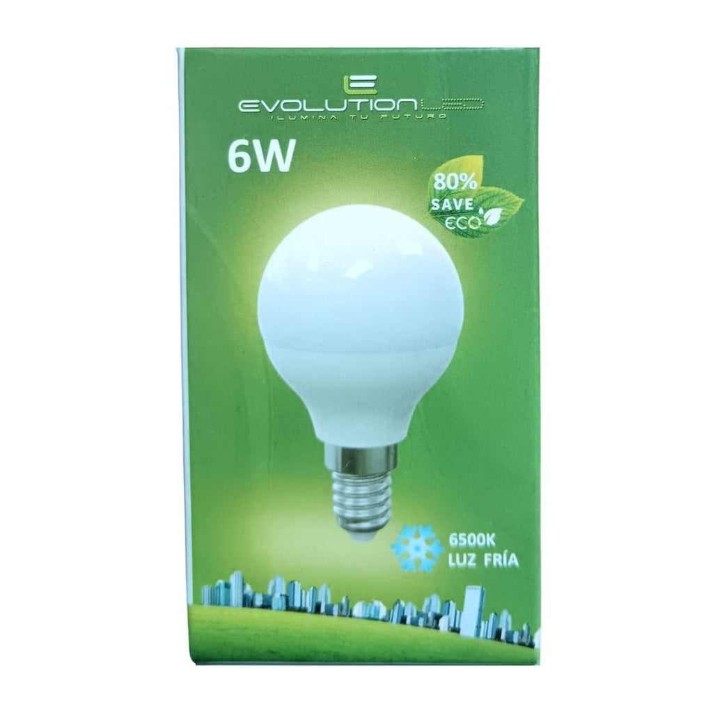 LAMPARA LED G45 6W LUZ FRIA