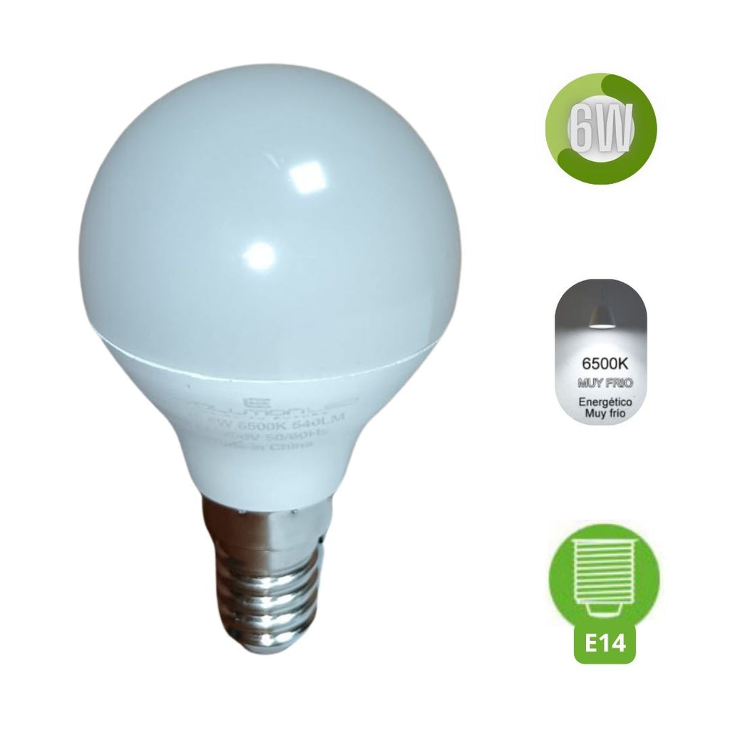 LAMPARA LED G45 6W LUZ FRIA
