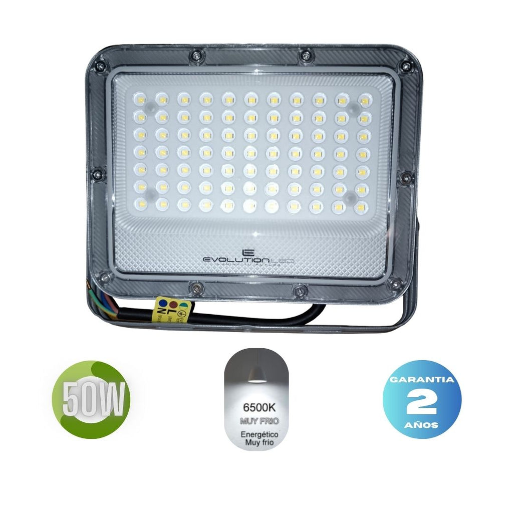 Reflector Led  50w  BK-05 LUZ FRIA