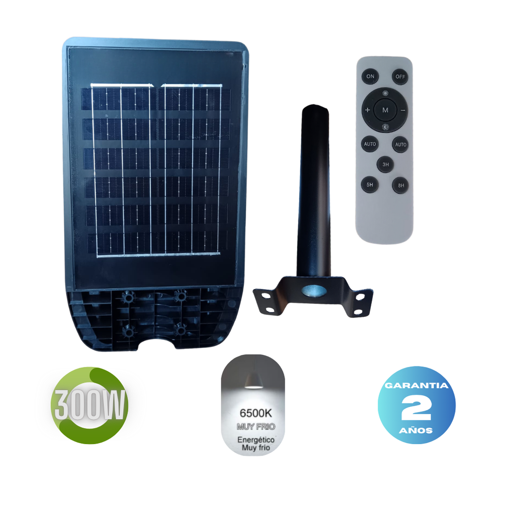 Luminaria Vial Led Solar 200w  TR- ES02 Fria