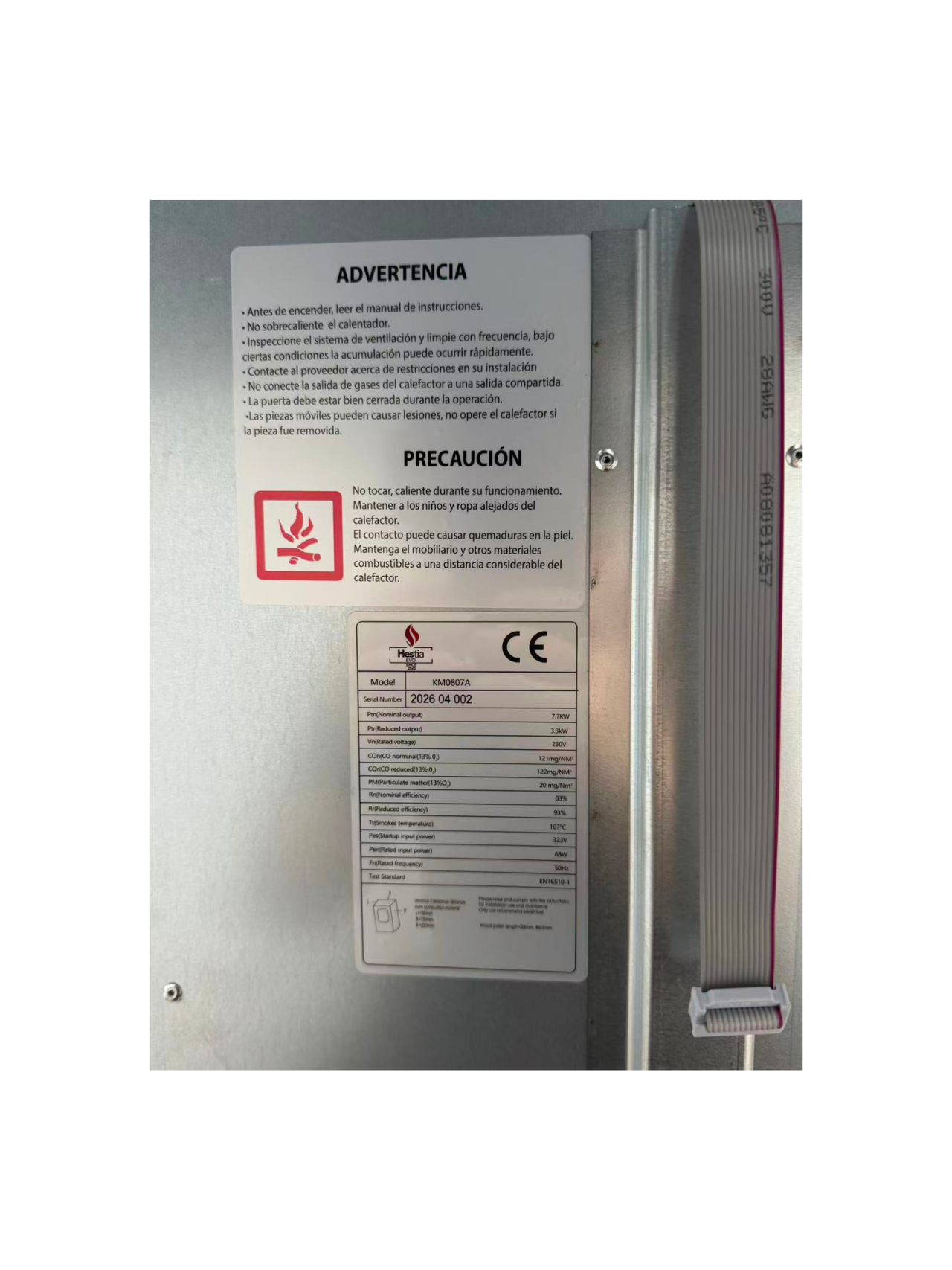 CALEFACTOR A PELLETS 8KW HESTIA