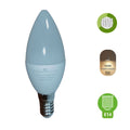 LAMPARA LED C37 6W LUZ CALIDA