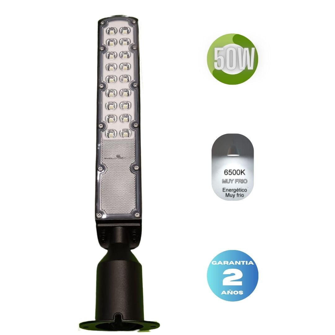 Luz de Calle Led  50w  RA Con fotocélula LUZ FRIA