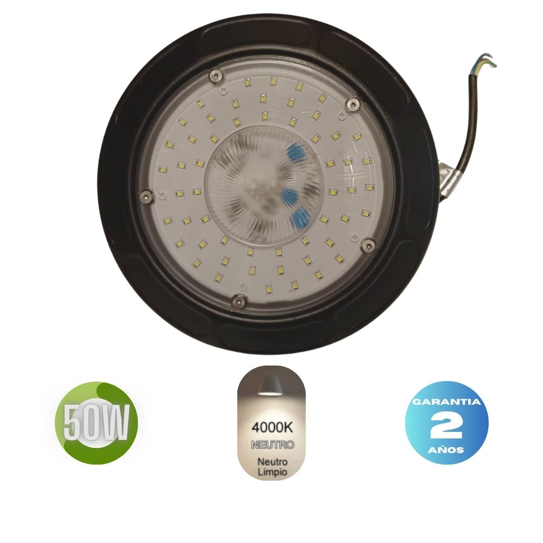 Campana Led  50w  LUZ NEUTRA