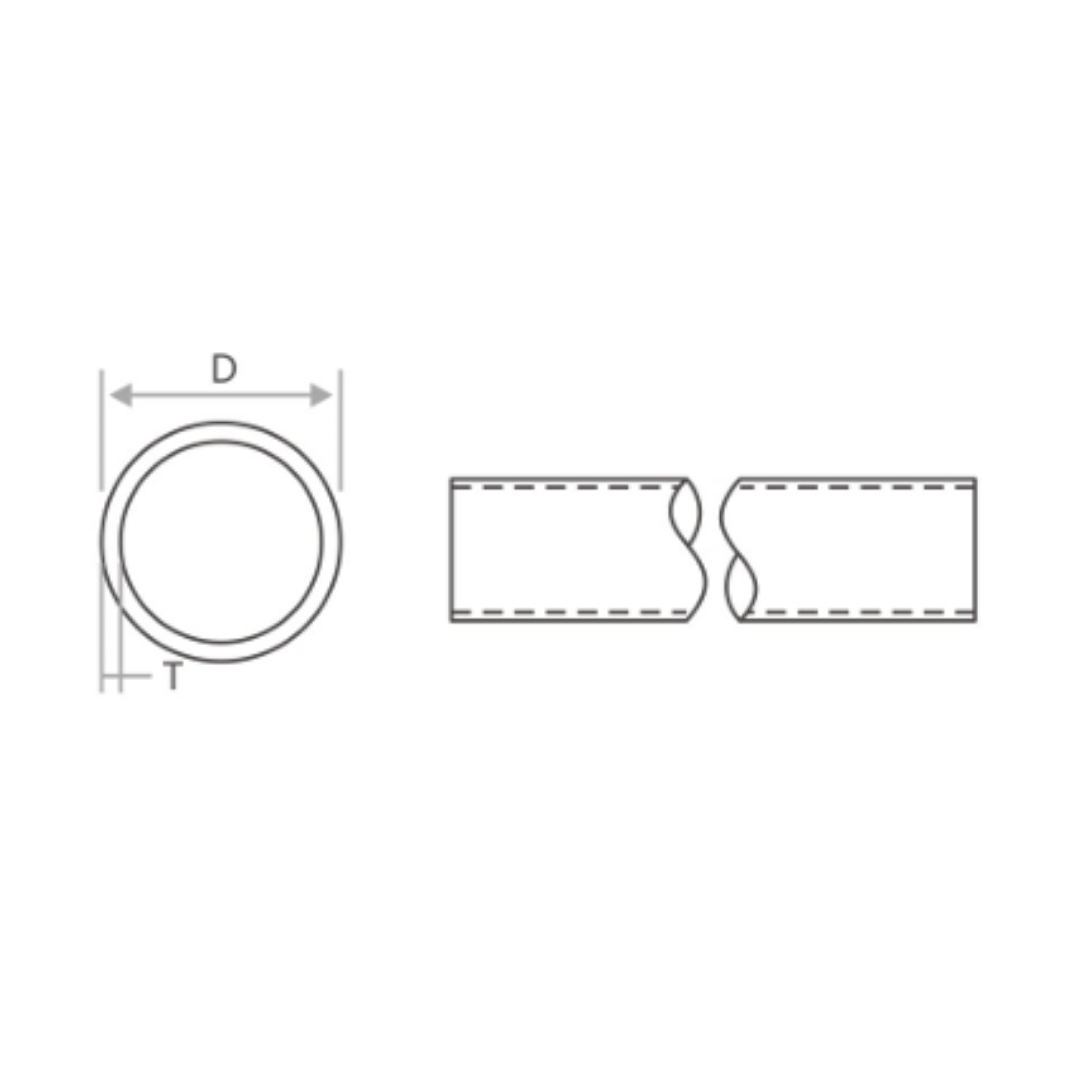CAÑO CURVABLE EN FRIO PVC 32MM X 3MT FILTRO UVH