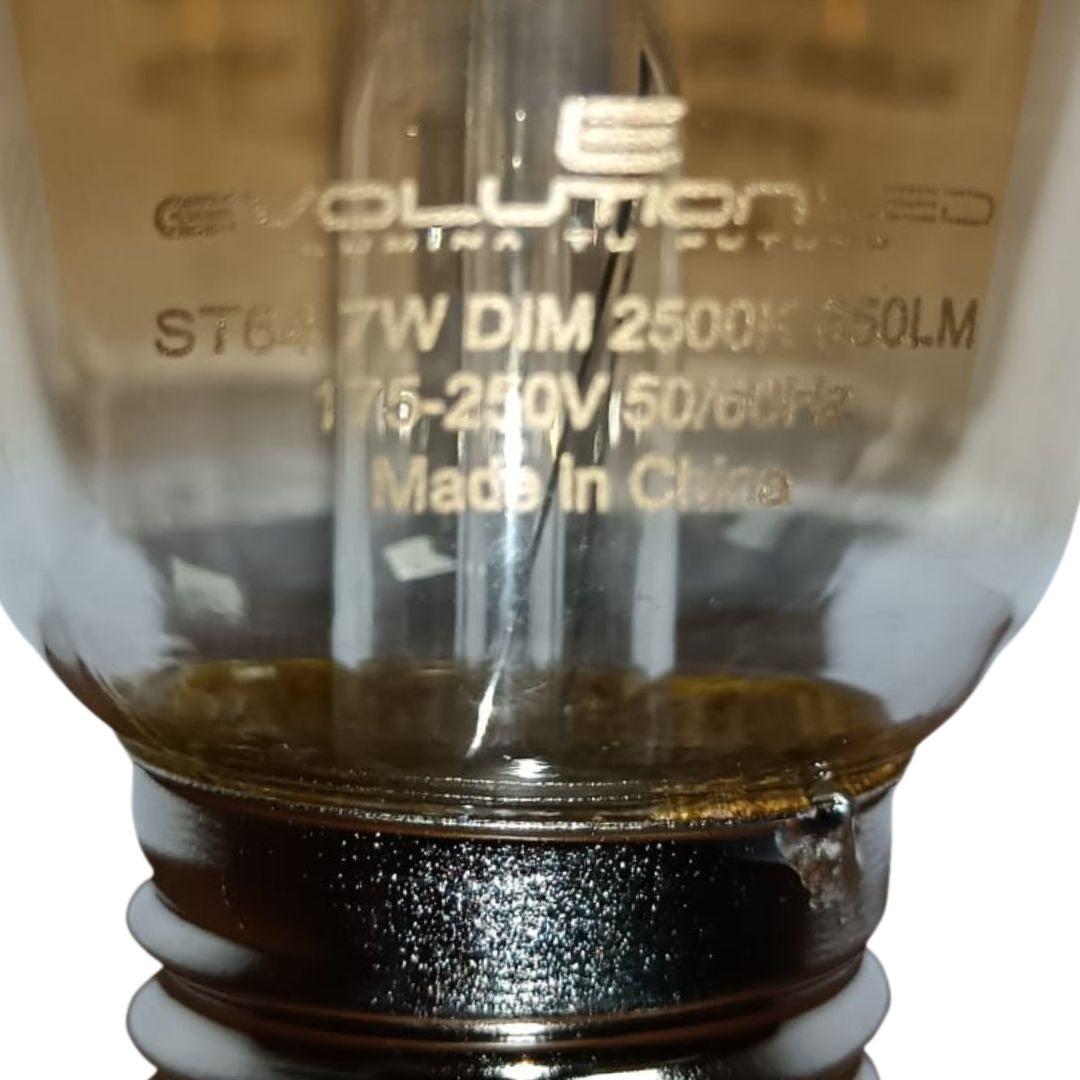LAMPARA LED ST64 7W  DIM LUZ CALIDA