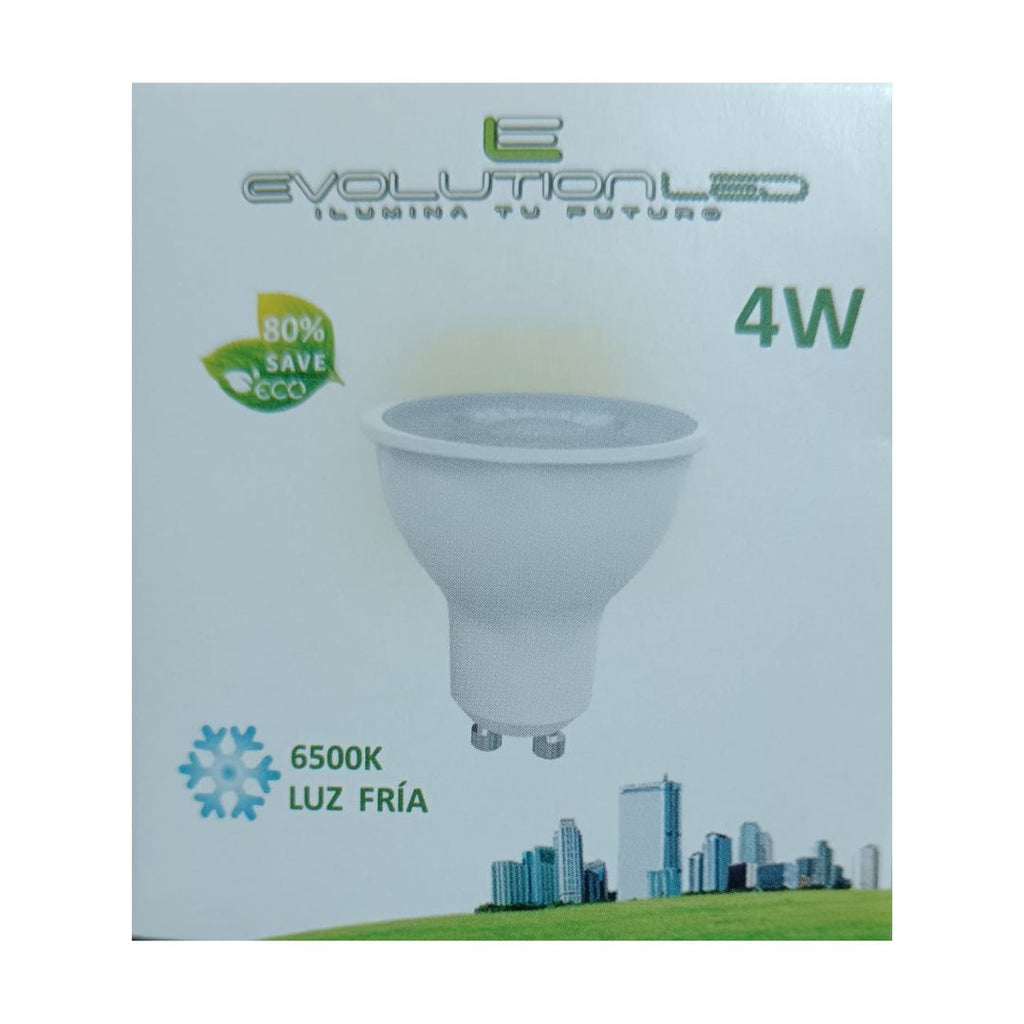 DICROICA LED GU10 4W LUZ FRIA