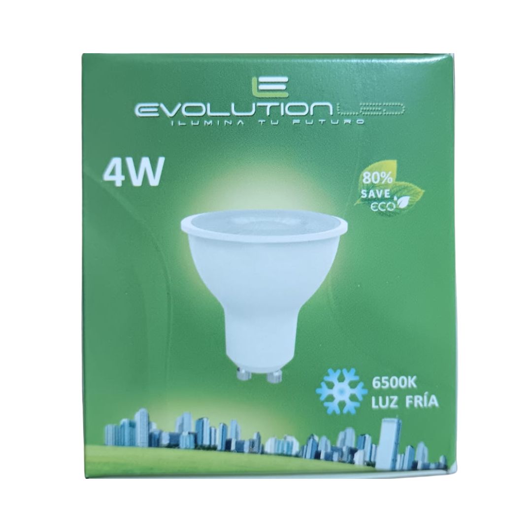 DICROICA LED GU10 4W LUZ FRIA