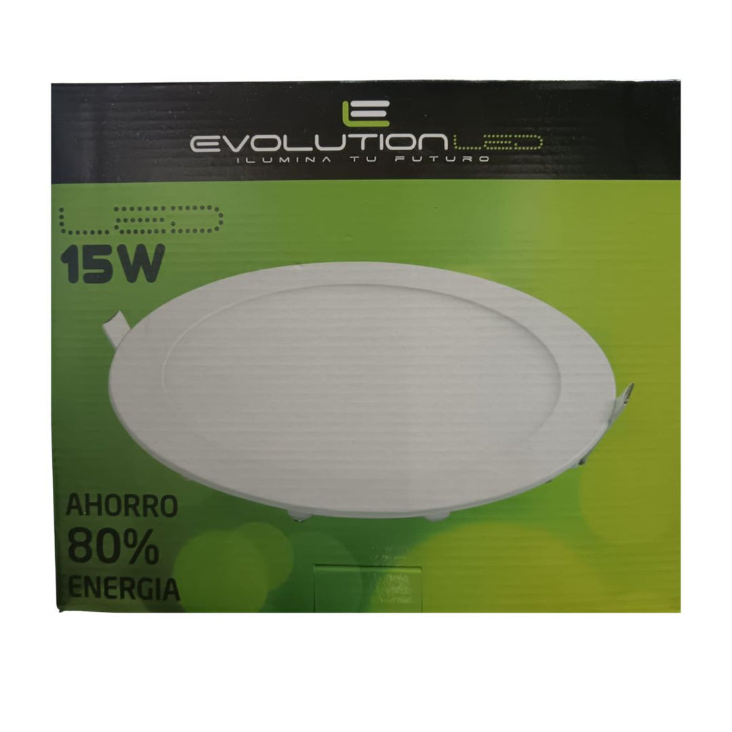 LUMINARIA EMPOTRAR 15W LUZ CALIDA