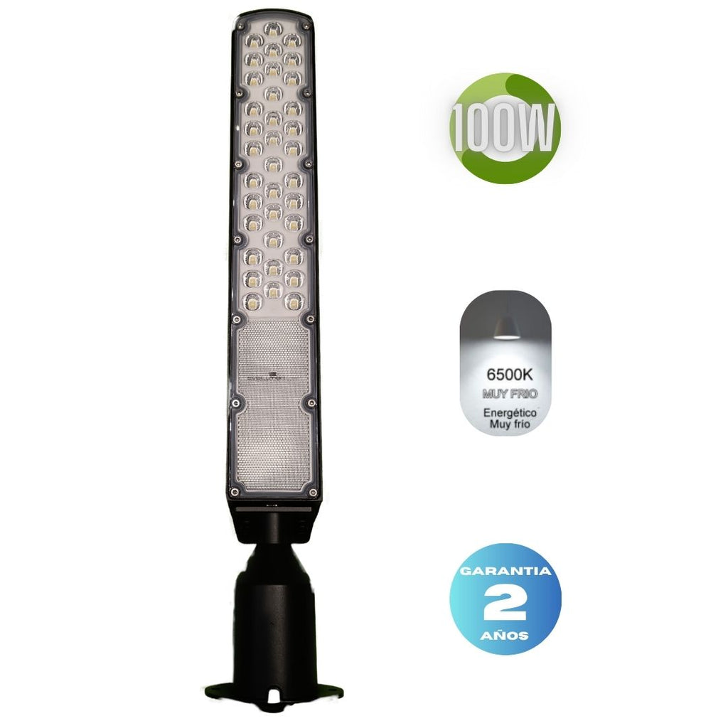 Luz de Calle Led  100w  RA Con fotocélula LUZ FRIA