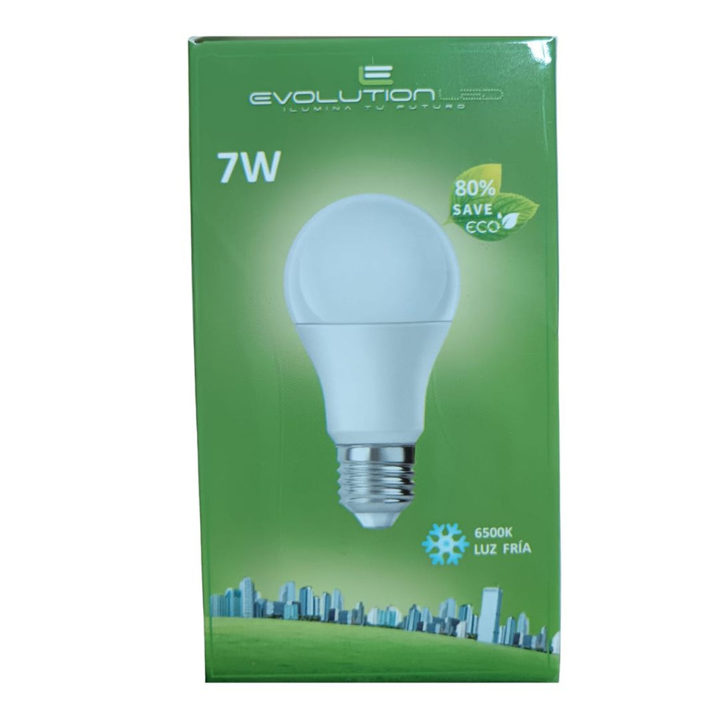 LAMPARA LED A60 7W LUZ FRIA
