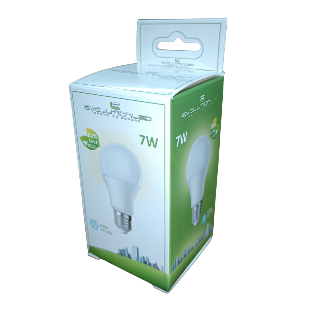 LAMPARA LED A60 7W LUZ FRIA