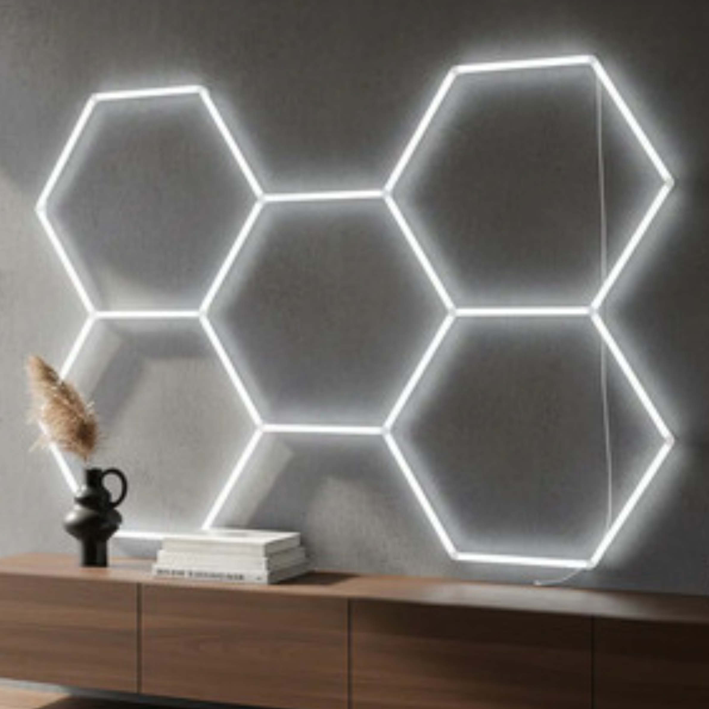 LED HEXAGONAL 5 PIEZAS