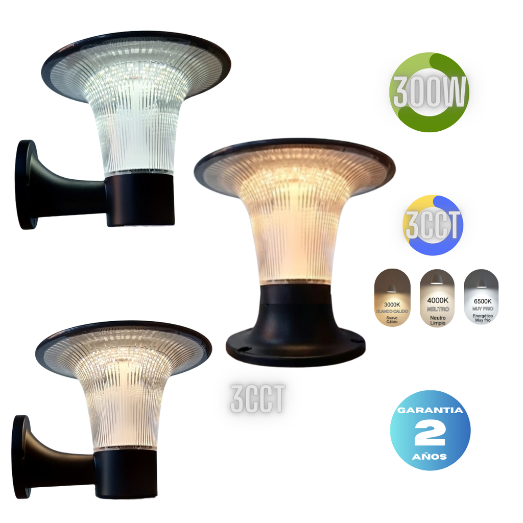 Farol Led Solar 50w Jardin TB03 3CCT