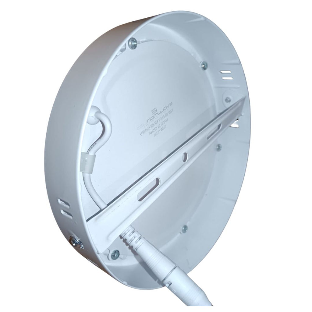 LUMINARIA SUPERFICIE REDONDA 12W LUZ FRIA