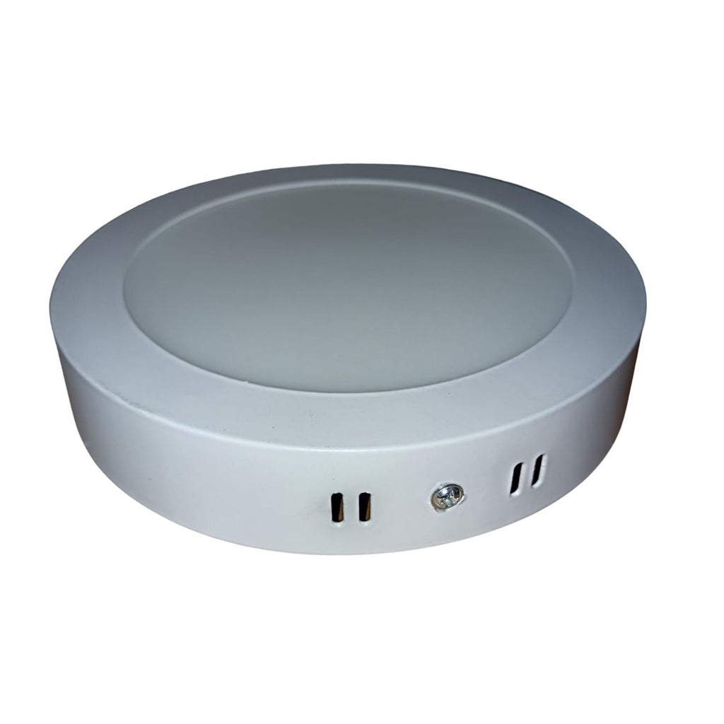 LUMINARIA SUPERFICIE REDONDA 12W LUZ FRIA
