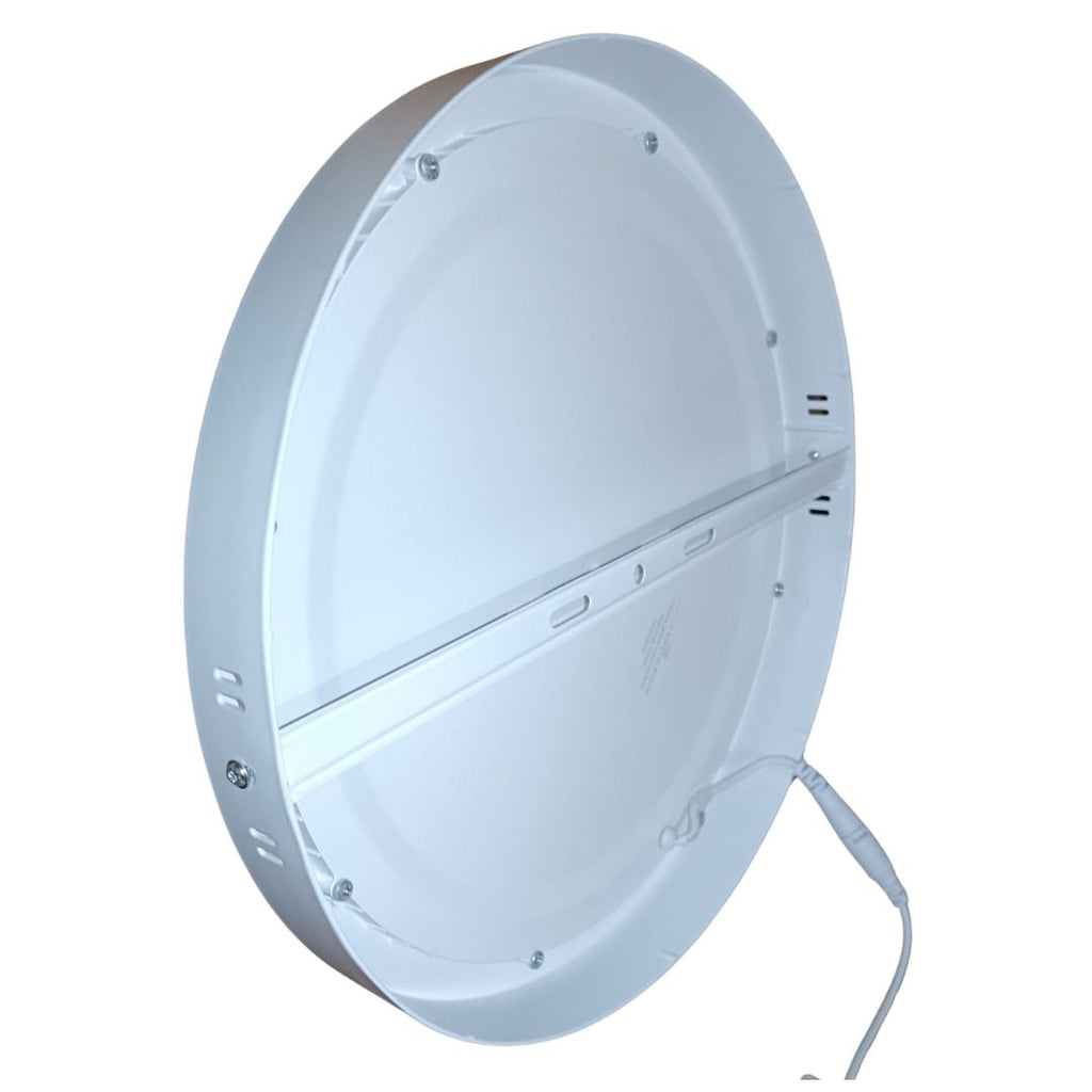 LUMINARIA SUPERFICIE REDONDA 24W LUZ FRIA