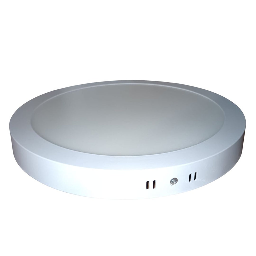 LUMINARIA SUPERFICIE REDONDA 24W LUZ FRIA