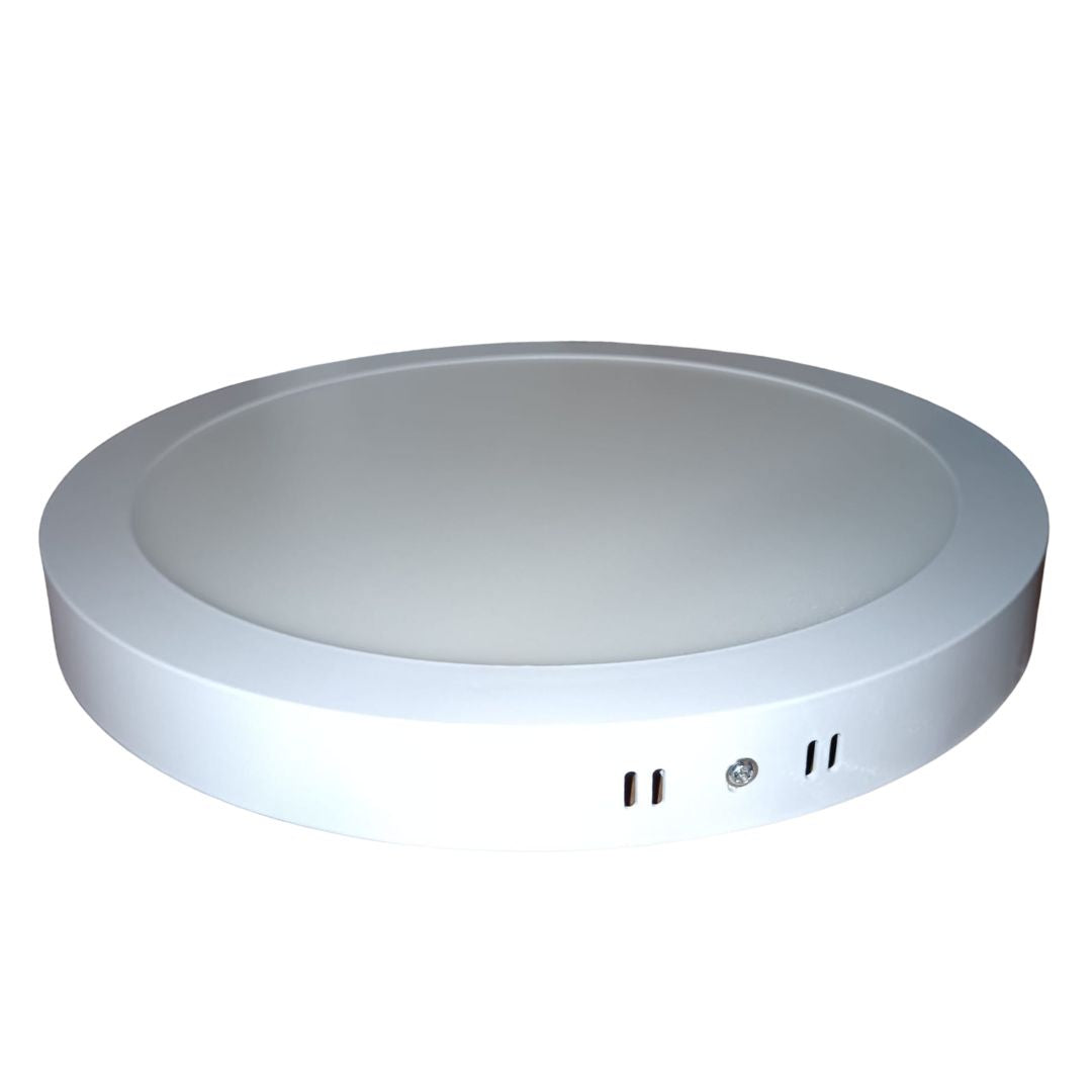 LUMINARIA SUPERFICIE REDONDA 24W LUZ FRIA