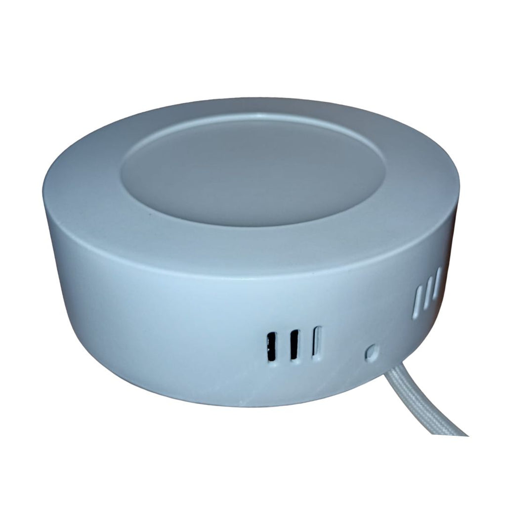 LUMINARIA SUPERFICIE REDONDA 6W LUZ CALIDA