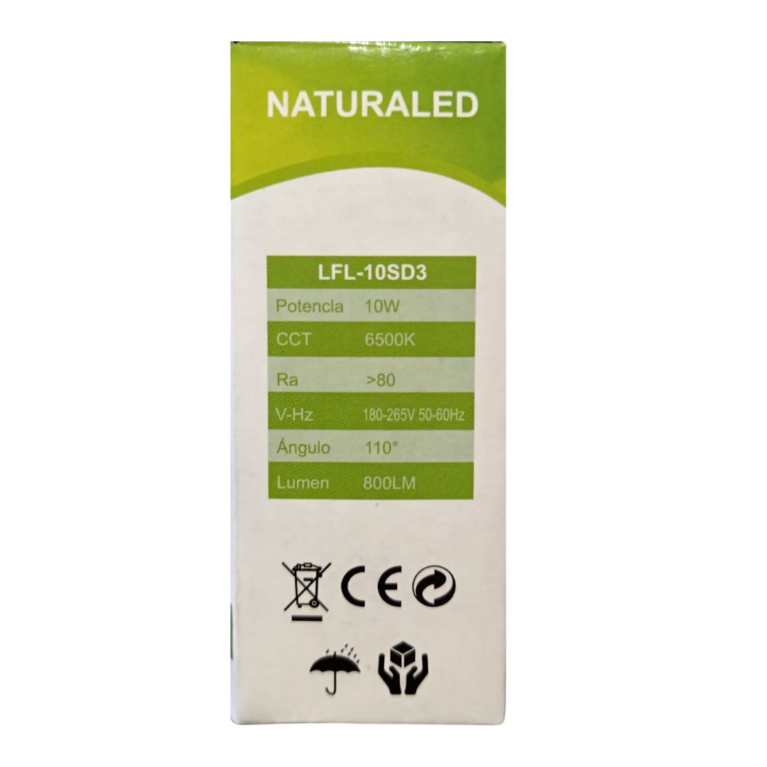 Reflector Led  10w  NATURALED LUZ FRIA