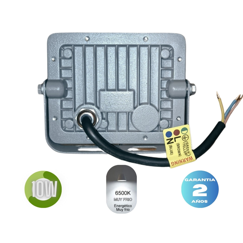 Reflector Led  10w  BK-03 LUZ FRIA