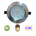 LUMINARIA EMPOTRAR 12W LUZ CALIDA