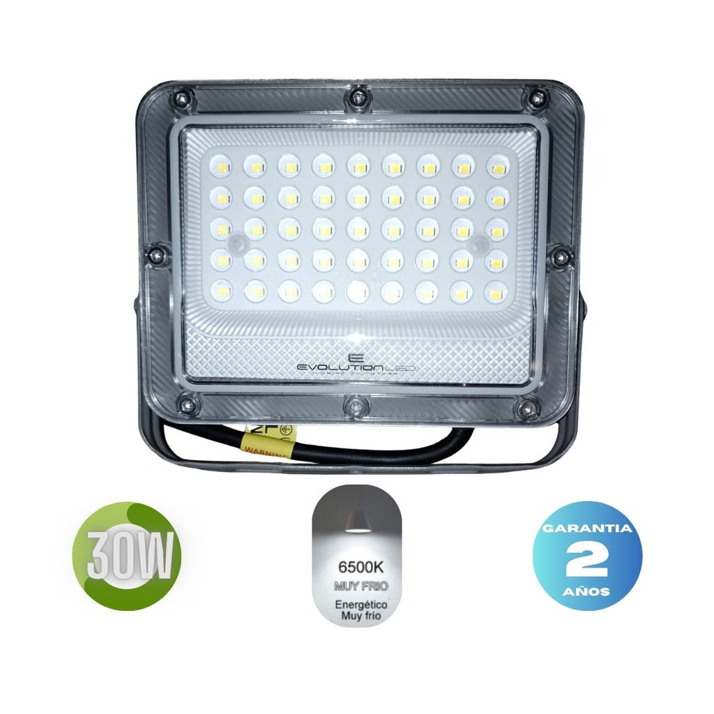 Reflector Led  30w  BK-05 LUZ FRIA