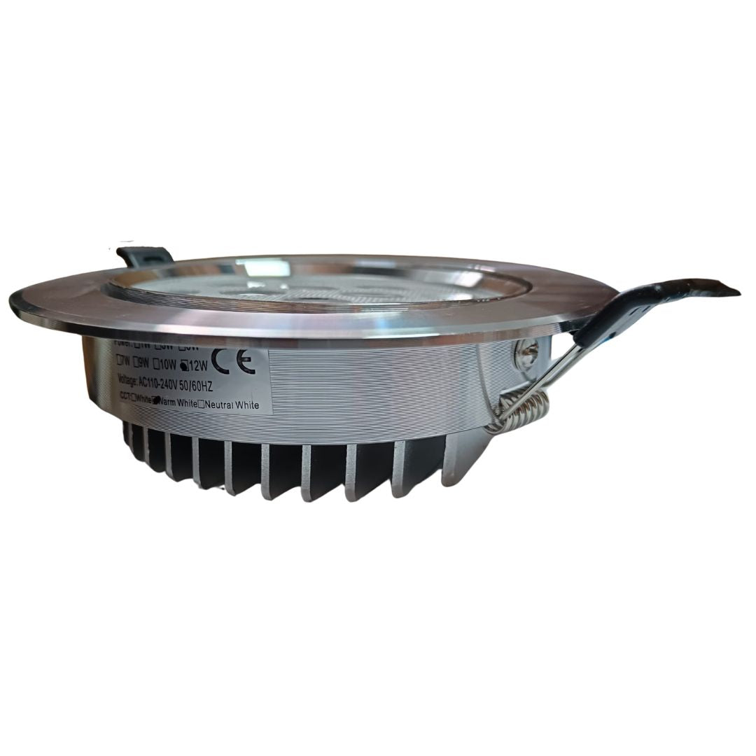 LUMINARIA EMPOTRAR 12W LUZ CALIDA