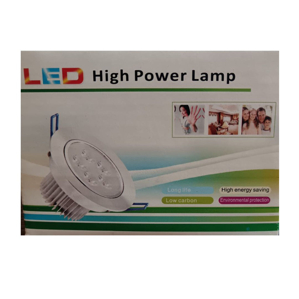 LUMINARIA EMPOTRAR 7W LUZ CALIDA