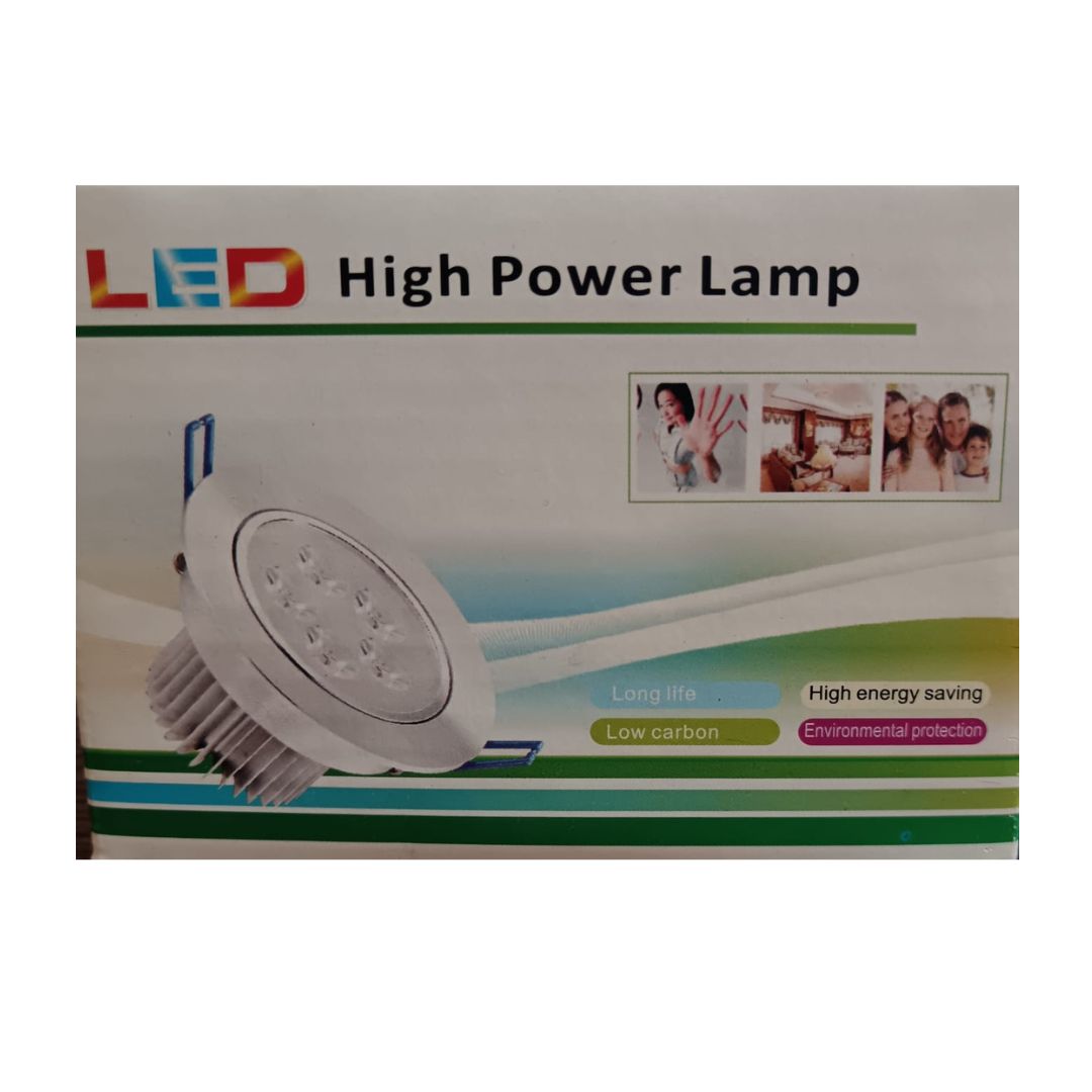 LUMINARIA EMPOTRAR 7W LUZ CALIDA