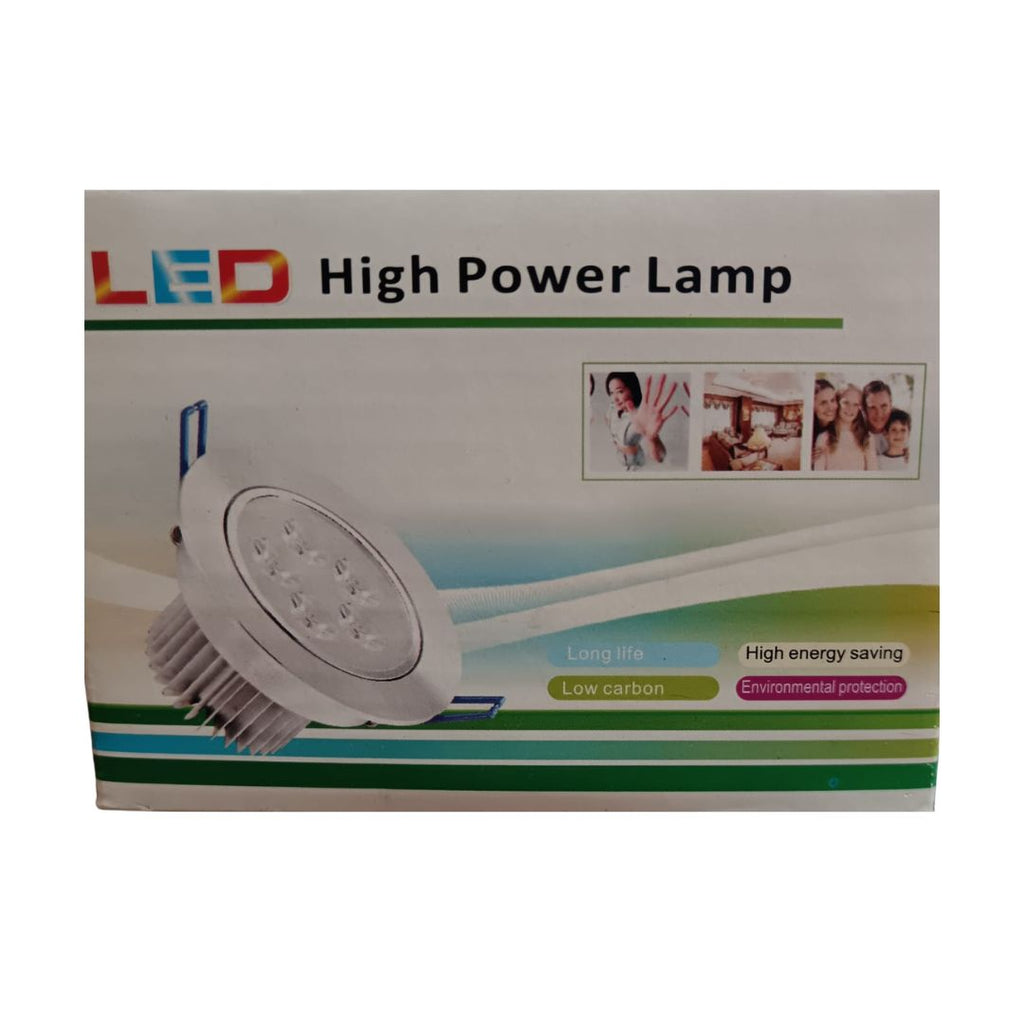 LUMINARIA EMPOTRAR 12W LUZ CALIDA