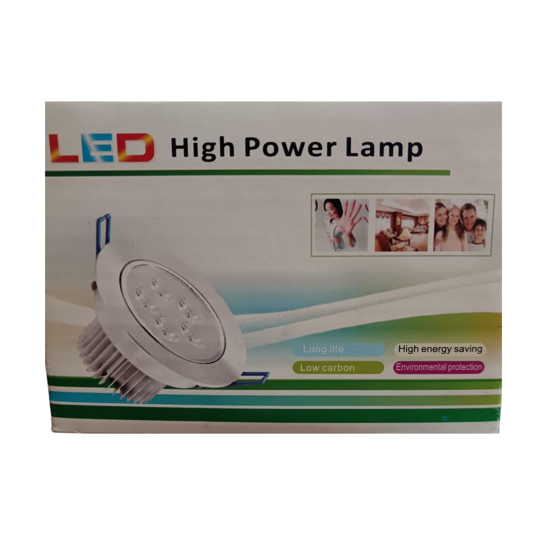 LUMINARIA EMPOTRAR 12W LUZ CALIDA