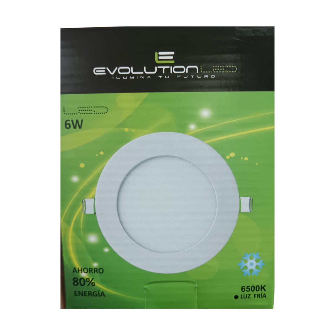 LUMINARIA EMPOTRAR 6W LUZ FRIA