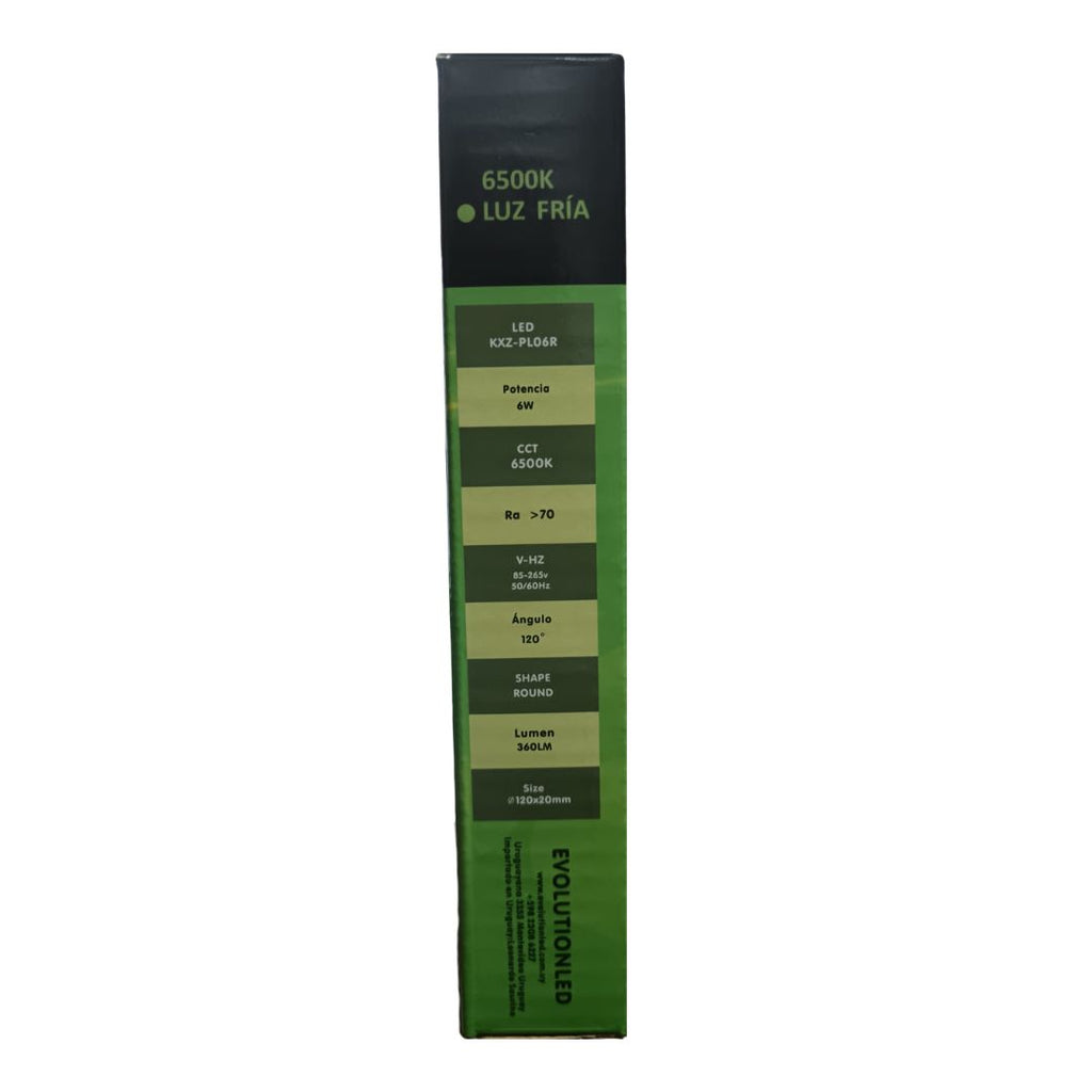 LUMINARIA EMPOTRAR 6W LUZ FRIA