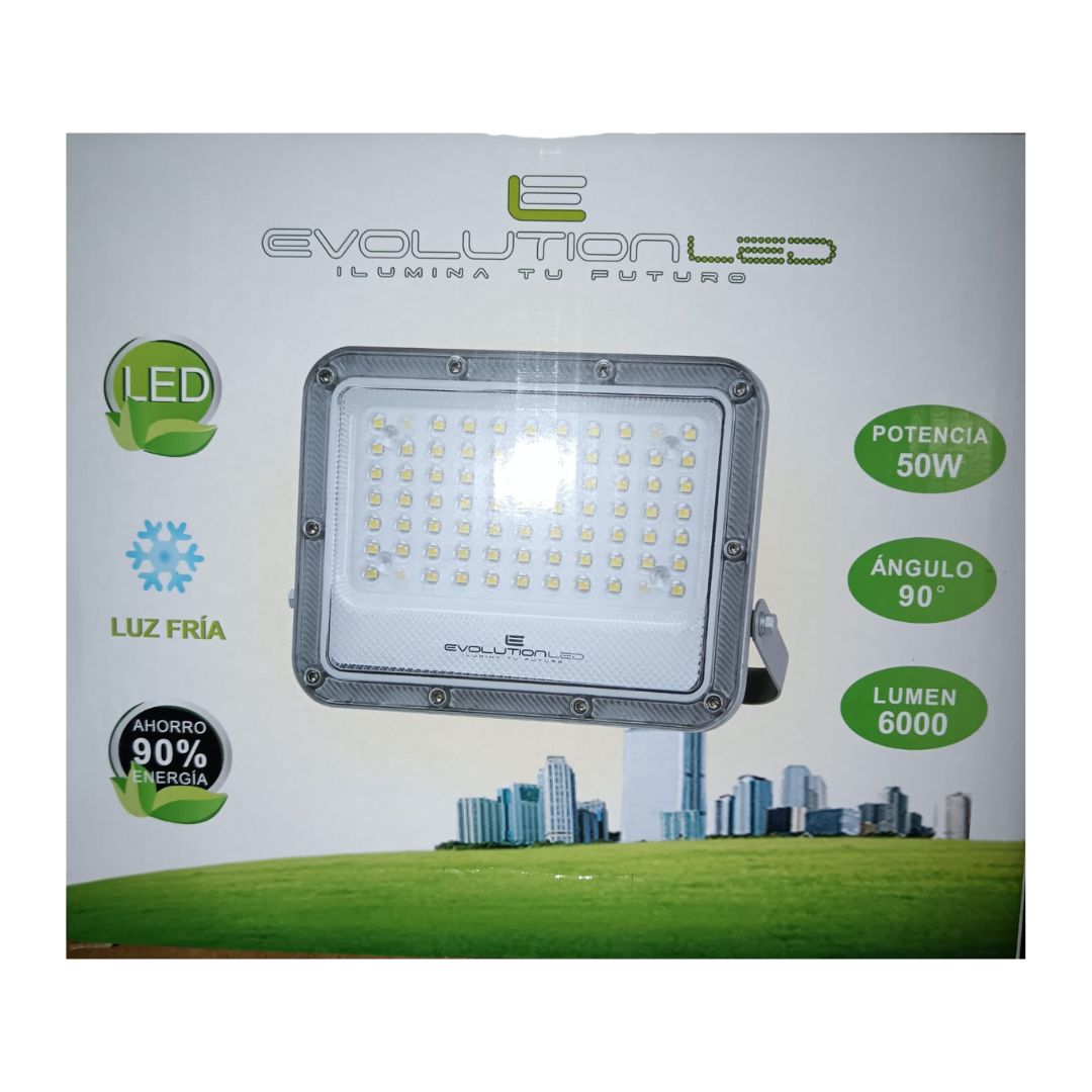 Reflector Led  50w  BK-05 LUZ FRIA