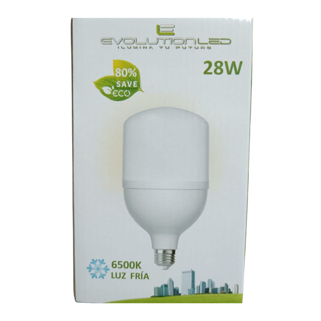 LAMPARA LED SERIE T100 28W LUZ FRIA